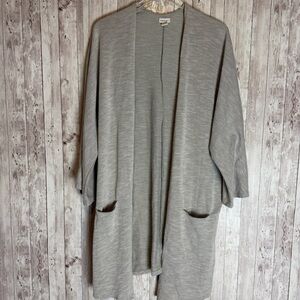 Donni The Sandwash Cardigan Plus-Size Open Front